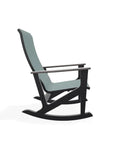 Wexler Sling Chat Supreme Rocker Polymer Arms - LOOMLAN - Telescope - Outdoor Accent Chairs
