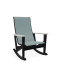Wexler Sling Chat Supreme Rocker Polymer Arms - LOOMLAN - Telescope - Outdoor Accent Chairs