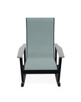 Wexler Sling Chat Supreme Rocker Polymer Arms - LOOMLAN - Telescope - Outdoor Accent Chairs