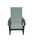 Wexler Sling Chat Supreme Rocker Polymer Arms - LOOMLAN - Telescope - Outdoor Accent Chairs
