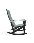 Wexler Sling Chat Supreme Rocker Polymer Arms - LOOMLAN - Telescope - Outdoor Accent Chairs