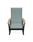 Wexler Sling Chat Supreme Rocker Polymer Arms - LOOMLAN - Telescope - Outdoor Accent Chairs