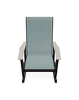 Wexler Sling Chat Supreme Rocker Polymer Arms - LOOMLAN - Telescope - Outdoor Accent Chairs