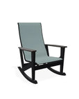 Wexler Sling Chat Supreme Rocker Polymer Arms - LOOMLAN - Telescope - Outdoor Accent Chairs