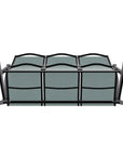 Wexler Sling Chat Three - Seat Sofa Polymer Arms - LOOMLAN - Telescope - Outdoor Sofas & Loveseats