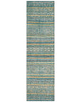 LOOMLAN Rugs Ysadora Teal Washable Indoor-Outdoor Rug