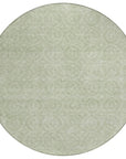 LOOMLAN Rugs Zafrine Green Washable Indoor-Outdoor Rug