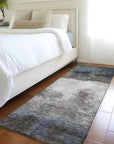 LOOMLAN Rugs Zailor Gray Washable Indoor-Outdoor Rug