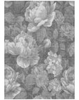 LOOMLAN Rugs Zaleenah Gray Washable Indoor-Outdoor Rug