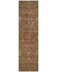 LOOMLAN Rugs Zara Orange Washable Indoor-Outdoor Rug