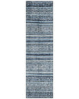LOOMLAN Rugs Zaraxa Blue Washable Indoor-Outdoor Rug