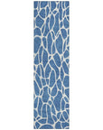 Zarelia Blue Washable Indoor - Outdoor Rug - LOOMLAN - LOOMLAN Rugs - Outdoor Rugs
