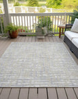 LOOMLAN Rugs Zarifa Beige Washable Indoor-Outdoor Rug