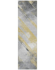 LOOMLAN Rugs Zarinae Gold Washable Indoor-Outdoor Rug