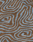 LOOMLAN Rugs Zena Brown Washable Indoor-Outdoor Rug