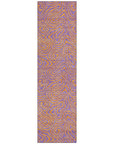 LOOMLAN Rugs Zena Purple Washable Indoor-Outdoor Rug