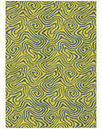 LOOMLAN Rugs Zena Yellow Washable Indoor-Outdoor Rug