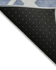 LOOMLAN Rugs Zephina Denim Washable Indoor-Outdoor Rug