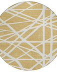 LOOMLAN Rugs Zephina Gold Washable Indoor-Outdoor Rug