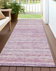 LOOMLAN Rugs Zephyna Pink Washable Indoor-Outdoor Rug