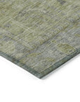 LOOMLAN Rugs Zia Green Washable Indoor-Outdoor Rug