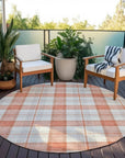 LOOMLAN Rugs Zinara Coral Washable Indoor-Outdoor Rug