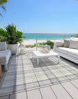 LOOMLAN Rugs Zinara Gray Washable Indoor-Outdoor Rug