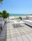 LOOMLAN Rugs Zinara Ivory Washable Indoor-Outdoor Rug