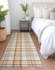 LOOMLAN Rugs Zinara Orange Washable Indoor-Outdoor Rug
