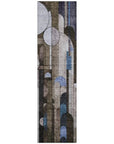 LOOMLAN Rugs Ziva Brown Washable Indoor-Outdoor Rug