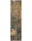 LOOMLAN Rugs Zuleya Green Washable Indoor-Outdoor Rug