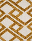 Accolade Amber Geometric Gold Large Throw Pillow With Insert - Uptown Sebastian