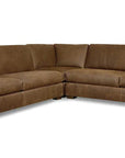 Alabama Symmetrical Leather Sectional Sofa Made to Order - Uptown Sebastian