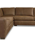 Alabama Symmetrical Leather Sectional Sofa Made to Order - Uptown Sebastian