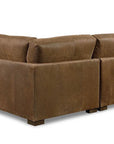 Alabama Symmetrical Leather Sectional Sofa Made to Order - Uptown Sebastian