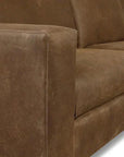 Alabama Symmetrical Leather Sectional Sofa Made to Order - Uptown Sebastian
