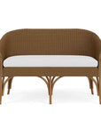 All Seasons Settee With Sunbrella Cushion Wicker Outdoor Furniture - Uptown Sebastian