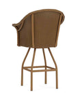 All Seasons Swivel Bar Stool With Padded Seat Wicker Outdoor Furniture - Uptown Sebastian