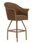 All Seasons Swivel Bar Stool With Padded Seat Wicker Outdoor Furniture - Uptown Sebastian