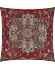Amici Cinnabar Global Red Large Throw Pillow With Insert - Uptown Sebastian