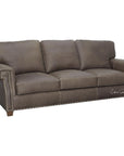 Benchmade to Order 90 Inches Leather Sofa Modern Hartford - Uptown Sebastian