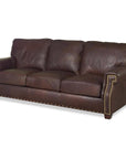 Benchmade to Order 90 Inches Leather Sofa Modern Hartford - Uptown Sebastian