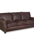Benchmade to Order 90 Inches Leather Sofa Modern Hartford - Uptown Sebastian