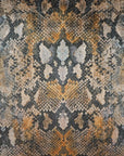 D.V. Kap Boa Animal Glam Copper Black Large Throw Pillow With Insert