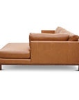 Burbank Large Leather Right Facing Sectional Sofa - Uptown Sebastian