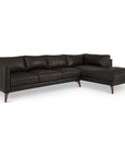 Burbank Large Leather Right Facing Sectional Sofa - Uptown Sebastian