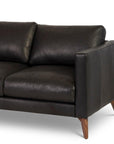 Burbank Small Leather Left Facing Sectional Sofa - Uptown Sebastian