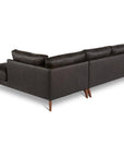 Burbank Small Leather Right Facing Sectional Sofa - Uptown Sebastian