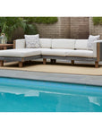 Lloyd Flanders Catalina Left Chaise Sectional Sofa Wicker