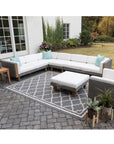 Lloyd Flanders Catalina Left Chaise Sectional Sofa Wicker